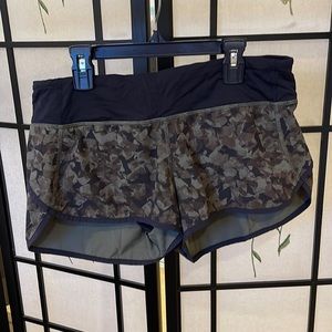 Lululemon Camouflage Print Shorts